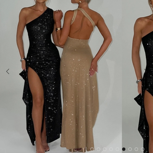 Babyboo gold shimmer dress - Picture 7 of 10